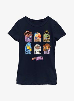 Ridley Jones Character Grid Youth Girls T-Shirt