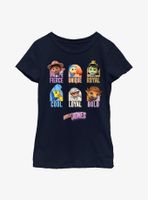 Ridley Jones Character Grid Youth Girls T-Shirt