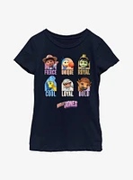 Ridley Jones Character Grid Youth Girls T-Shirt