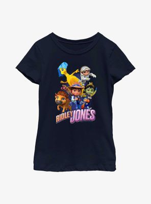 Ridley Jones Group With Logo Youth Girls T-Shirt
