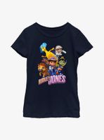 Ridley Jones Group With Logo Youth Girls T-Shirt