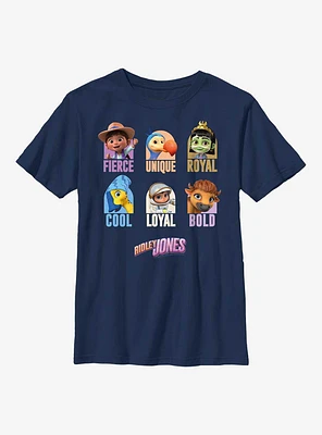 Ridley Jones Character Grid Youth T-Shirt