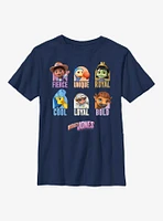 Ridley Jones Character Grid Youth T-Shirt