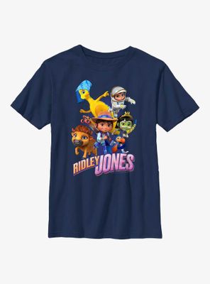 Ridley Jones Group With Logo Youth T-Shirt