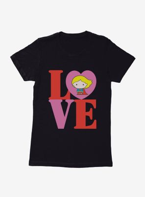 DC Comics Supergirl Chibi Love Womens T-Shirt