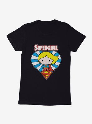 DC Comics Supergirl Heart Chibi Womens T-Shirt