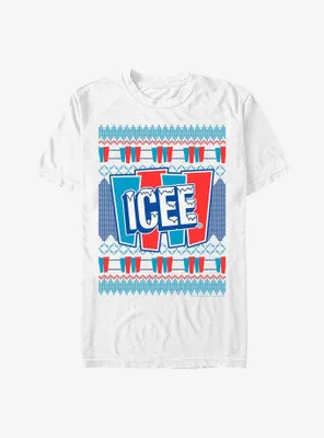 Icee Fair Isle Pattern T-Shirt