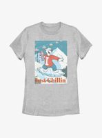 Icee Iceboarding Bear Just Chillin' Womens T-Shirt