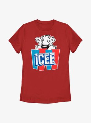 Icee Peeking Bear Logo Womens T-Shirt