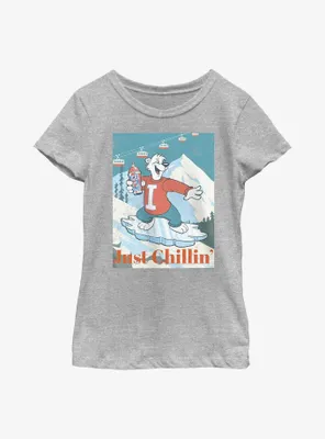 Icee Iceboarding Bear Just Chillin' Youth Girls T-Shirt