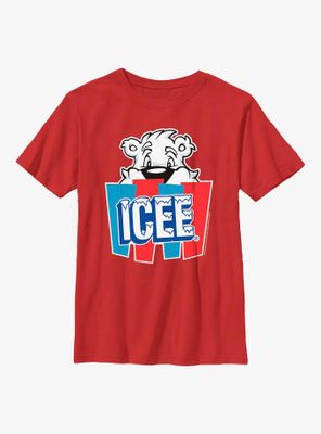 Icee Peeking Bear Logo Youth T-Shirt