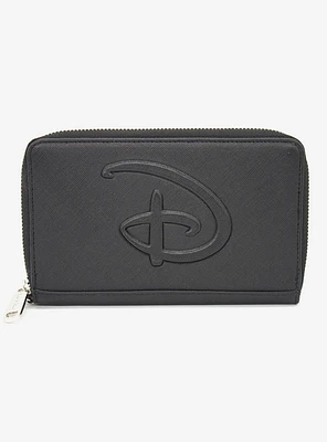 Disney Signature D Embossed Zip Wallet