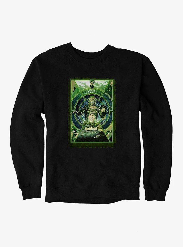 Creature From The Black Lagoon Original Horror Show Key Hole Sweatshirt