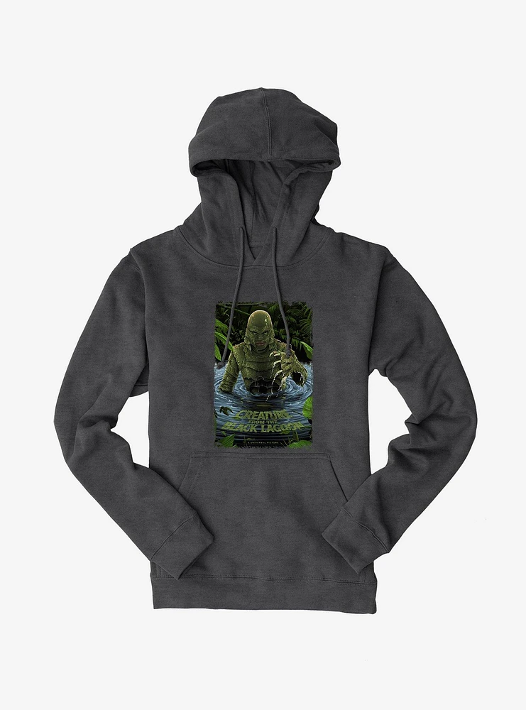 Creature From The Black Lagoon Original Horror Show Movie Poster Hoodie