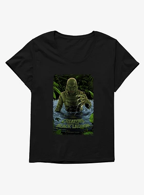 Creature From The Black Lagoon Original Horror Show Movie Poster Girls T-Shirt Plus