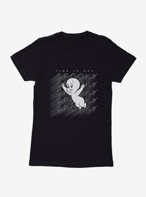 Casper The Friendly Ghost Virtual Raver Spooky Time Womens T-Shirt