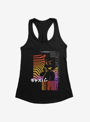 Casper The Friendly Ghost Virtual Raver Groovy Or Spooky Womens Tank Top