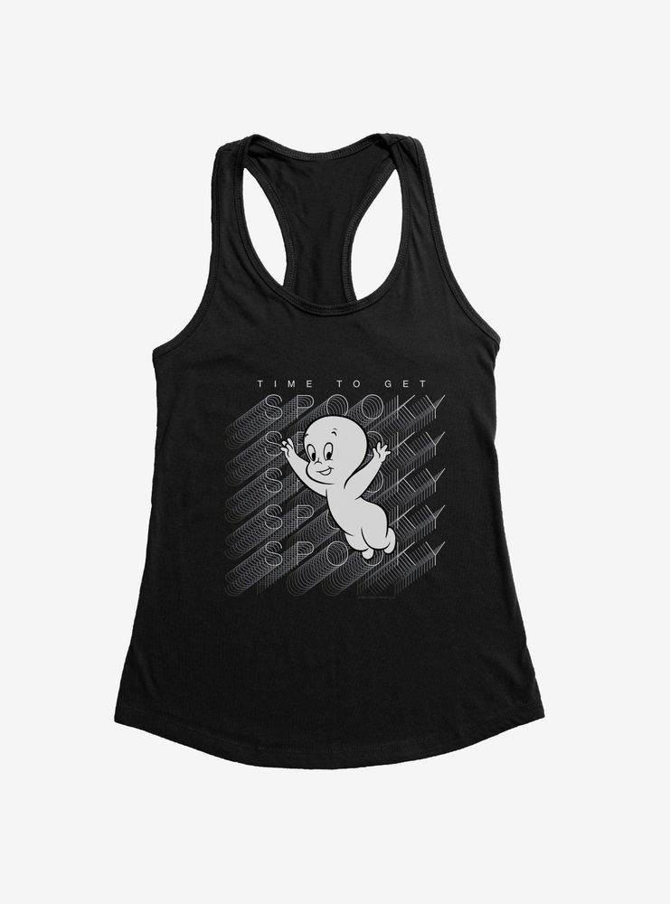 Casper The Friendly Ghost Virtual Raver Spooky Time Womens Tank Top