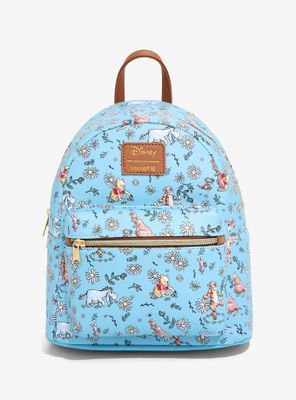 Loungefly Disney Winnie The Pooh Sketch Daisies Mini Backpack