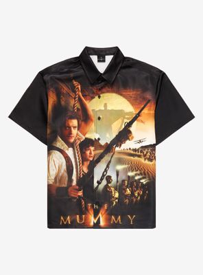 The Mummy Group Poster Woven Button-Up