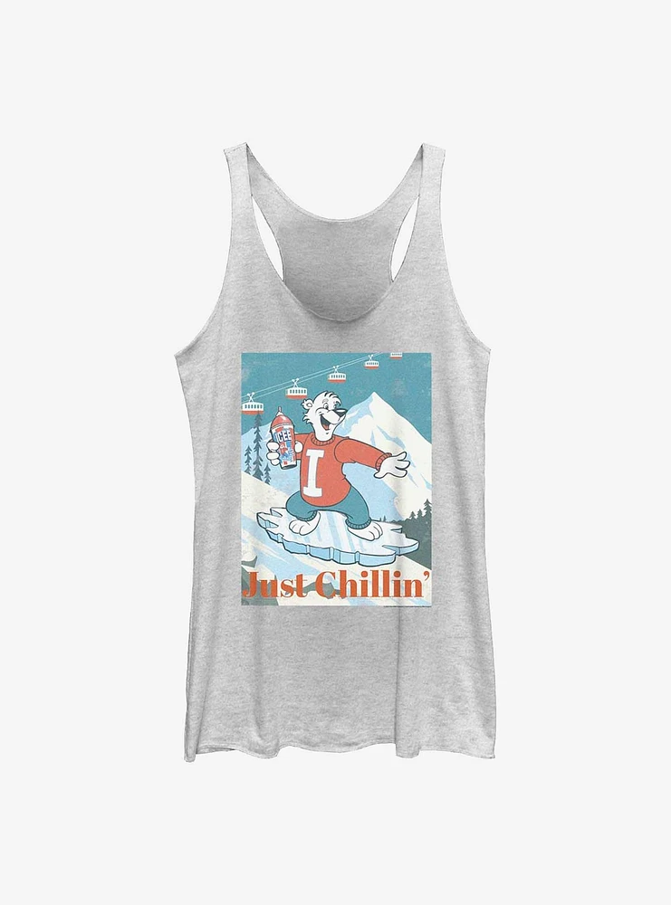 Icee  Iceboarding Bear - White Htr