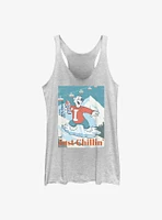 Icee  Iceboarding Bear - White Htr
