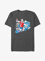 Icee  Surfing Wave Bear T-Shirt