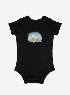Care Bears Funshine And Wish Bear Eating Watermelons Infant Bodysuit