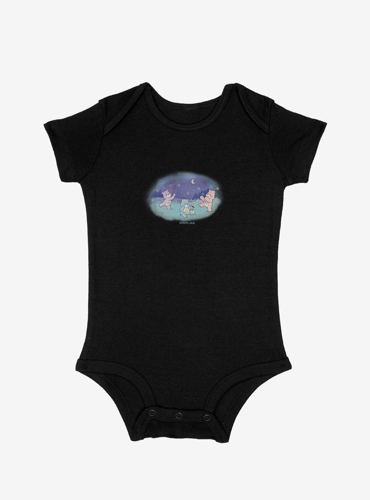 Care Bears Sweet Dreams Bedtime And Love-A-Lot Catching Fireflies Infant Bodysuit