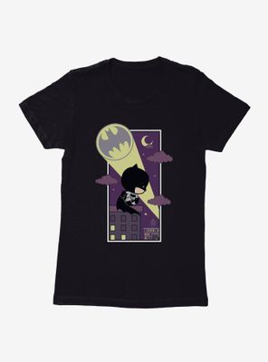 DC Comics Batman Chibi Bat Signal Womens T-Shirt