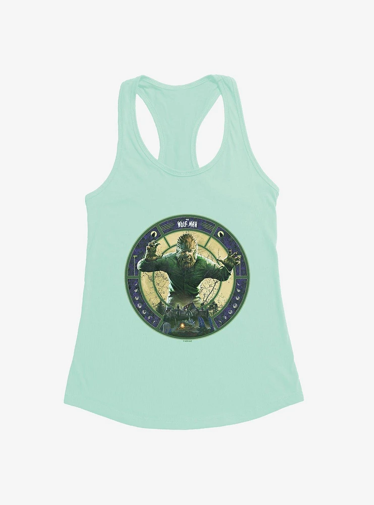 The Wolf Man Moon Phases Girls Tank