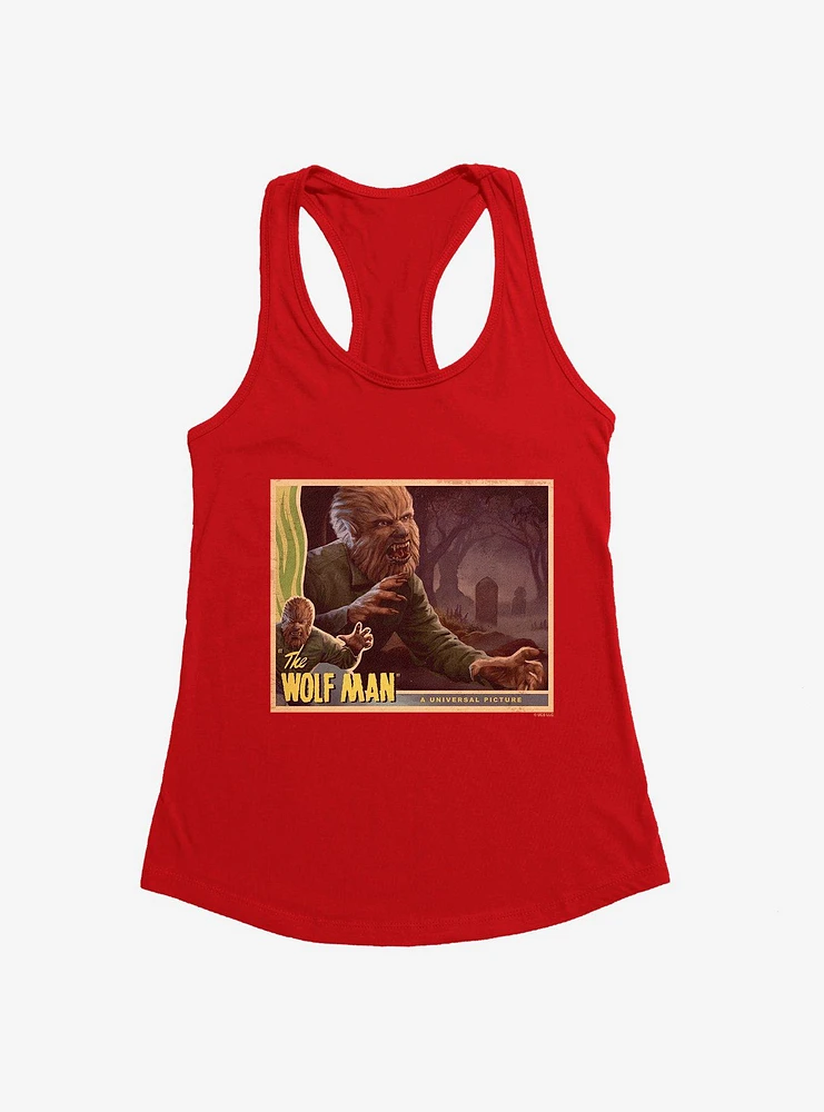 The Wolf Man Movie Poster Girls Tank