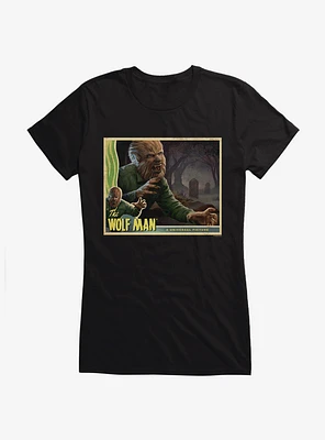 The Wolf Man Movie Poster Girls T-Shirt