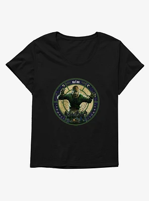 The Wolf Man Moon Phases Girls T-Shirt Plus