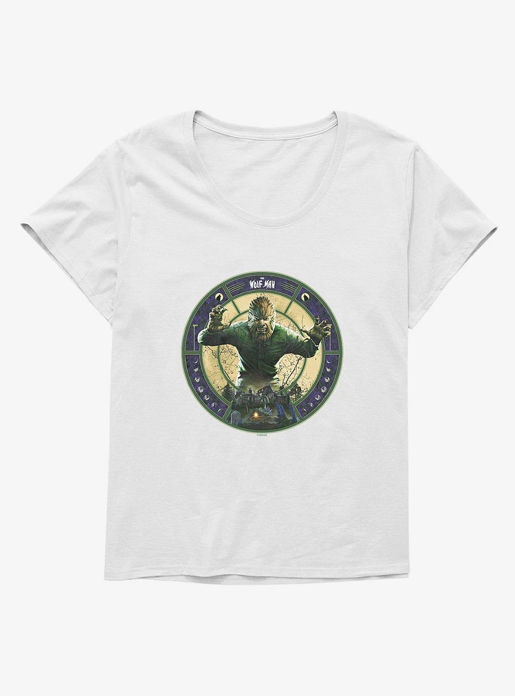 The Wolf Man Moon Phases Girls T-Shirt Plus