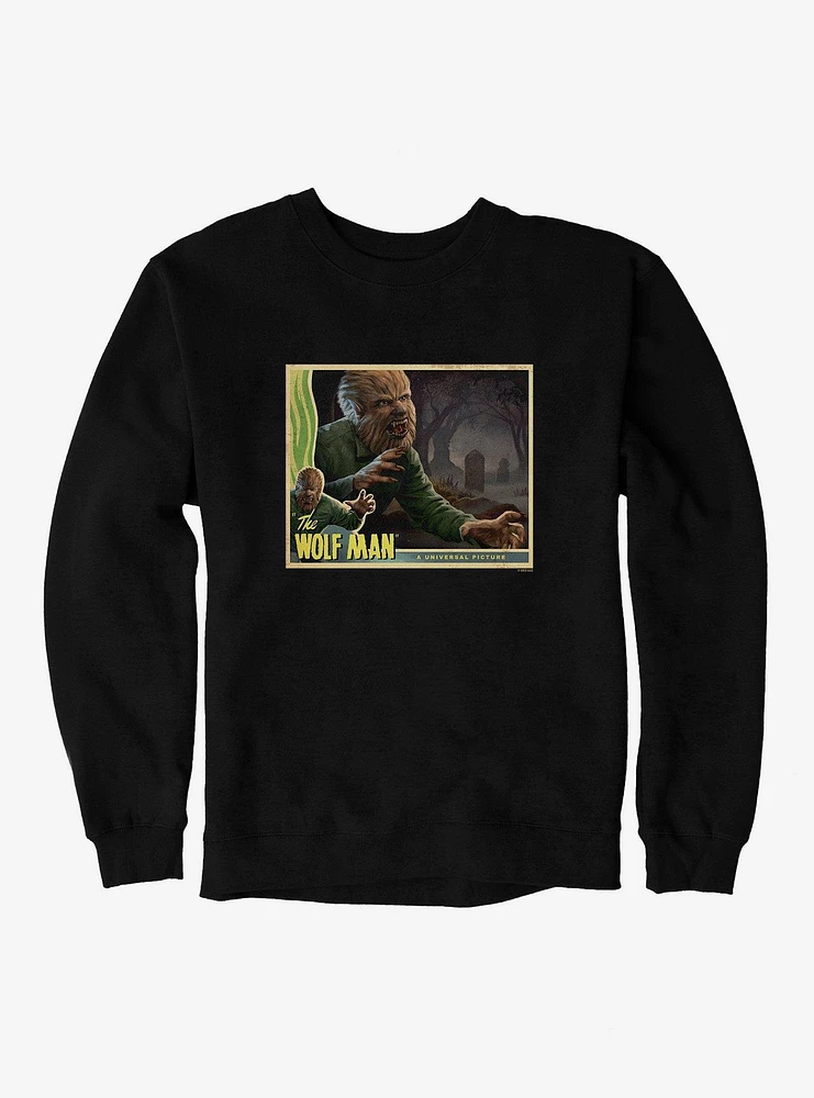 The Wolf Man Movie Poster Sweatshirt