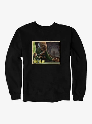 The Wolf Man Movie Poster Sweatshirt