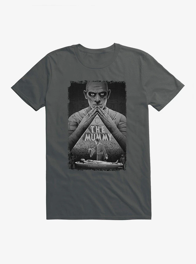 The Mummy Black & White Poster T-Shirt