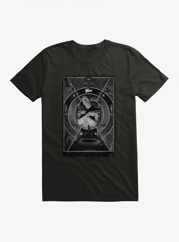 The Mummy Black & White Relic Poster T-Shirt