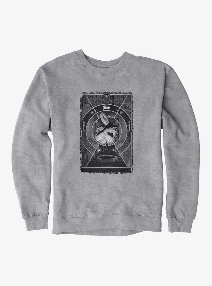 The Mummy Black & White Relic Poster Sweatshirt