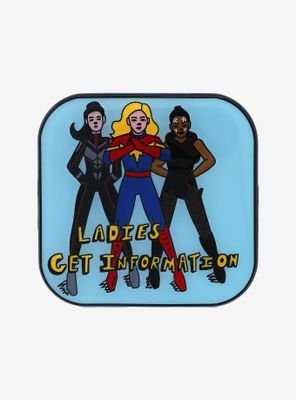 Marvel Ms. Marvel Ladies Get Information Enamel Pin - BoxLunch Exclusive