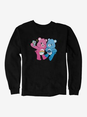 Care Bears Grumpy And Cheer Annoyed Selfie Sweatshirt