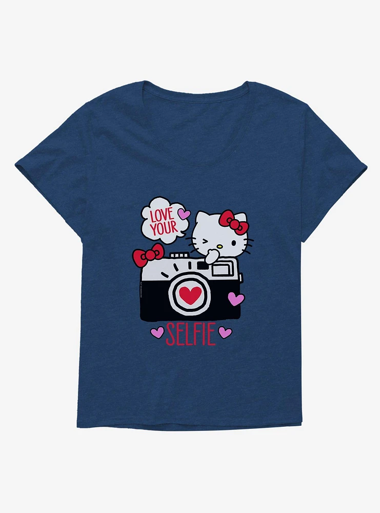 Hello Kitty Selfie Love Girls T-Shirt Plus