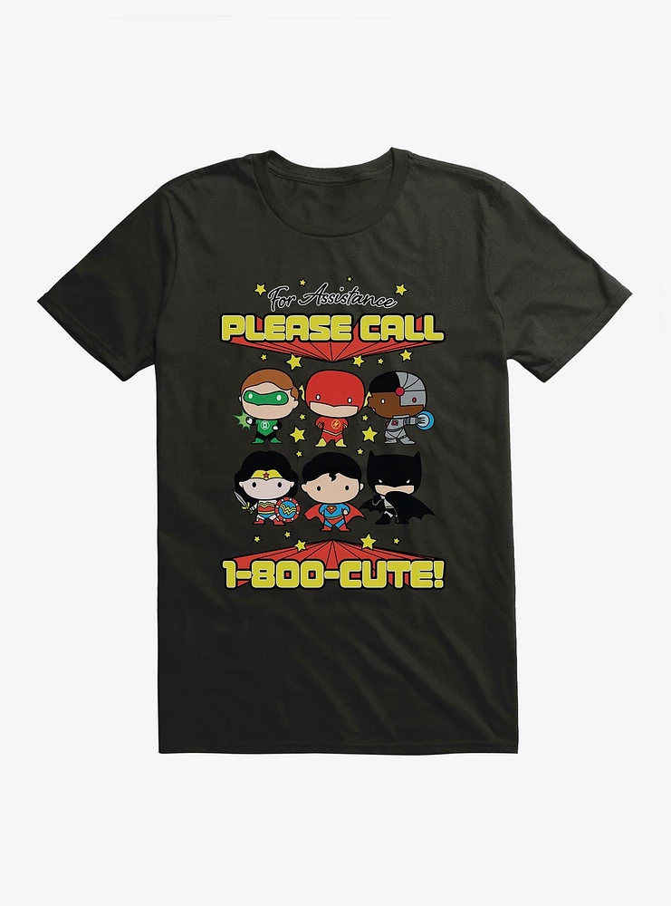 DC Comics Chibi Justice League Call Cute T-Shirt