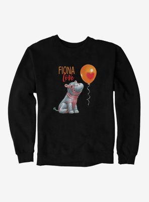 Fiona The Hippo Valentine's Day Love Balloon Sweatshirt