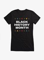 Black History Month Bold Script Girls T-Shirt