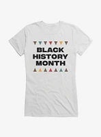 Black History Month Bold Script Girls T-Shirt