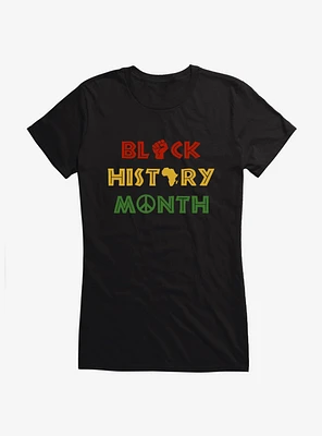 Black History Month Icons Girls T-Shirt