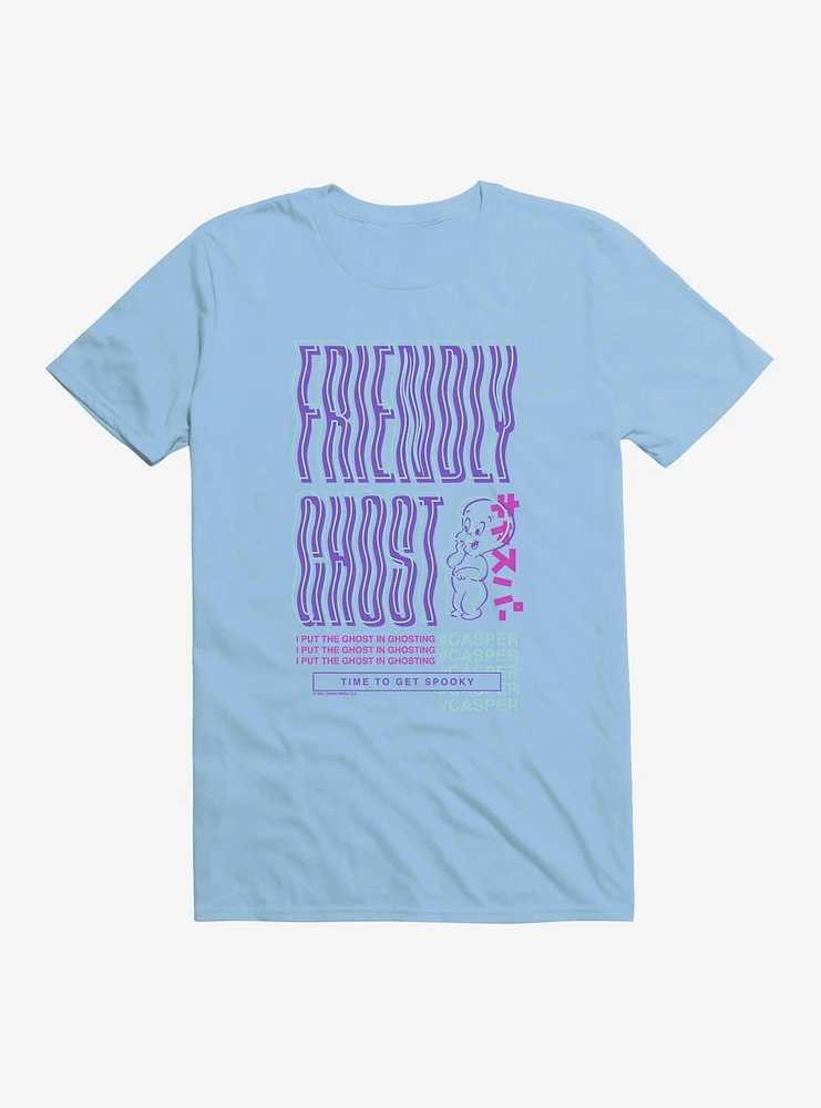 Casper The Friendly Ghost Virtual Raver Ghosting T-Shirt