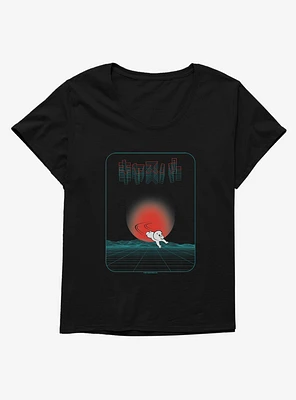 Casper The Friendly Ghost Virtual Raver Flying Girls T-Shirt Plus